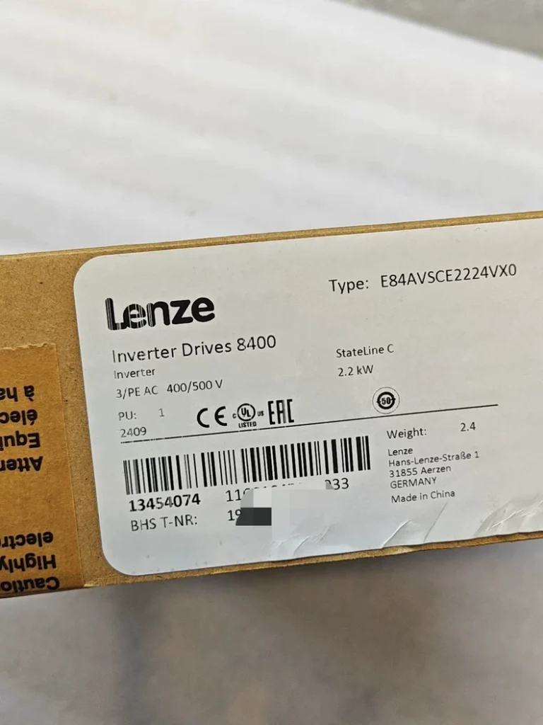 Lenze Variable Frequency Drive E84AVSCE2224VX0 thumbnail