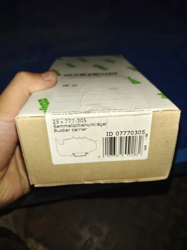 WAGO 777-305 Busbar Support