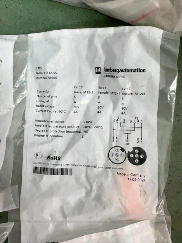 Lumberg M12-5S Connector