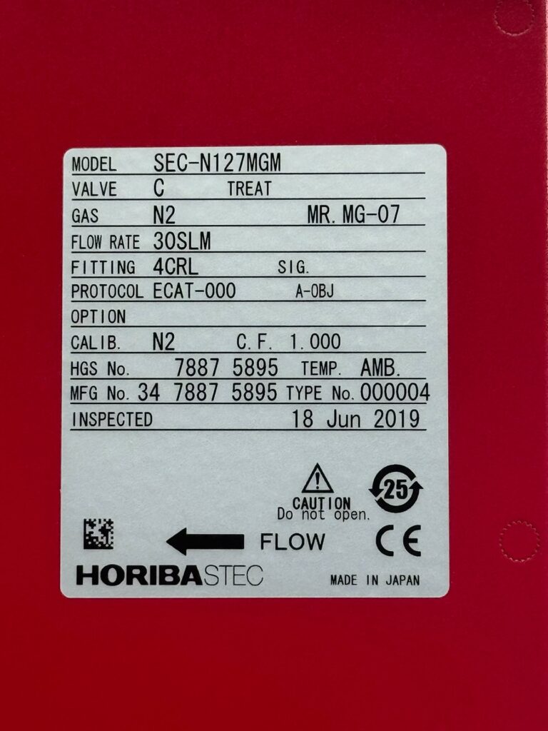 HORIBA SEC-N127MGM Flowmeter thumbnail