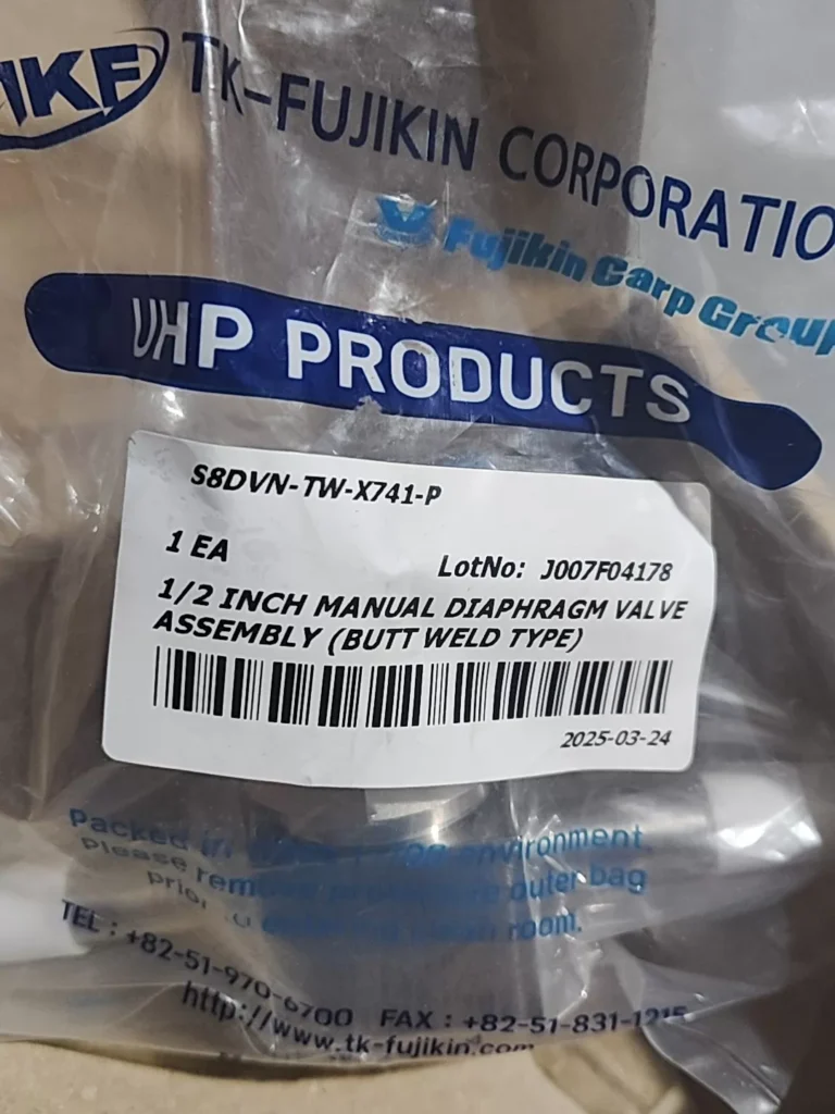 Fujikin S8DVN-TW-X741-P Diaphragm Valve