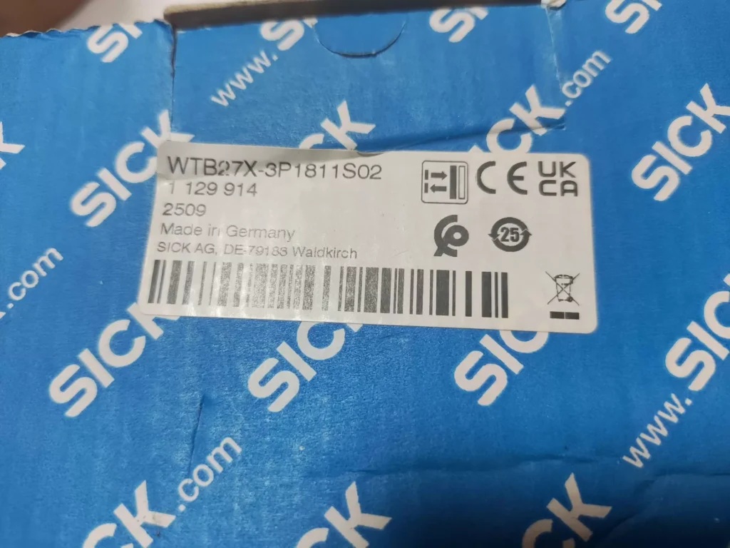 SICK WTB27X-3P1811S02 Photoelectric Sensor