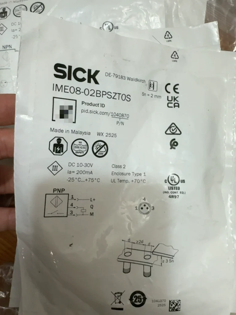 SICK IME08-02BPSZTOS Proximity Sensor