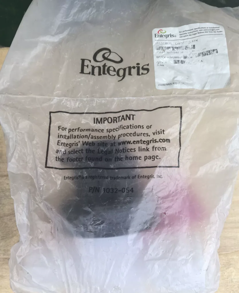 Entegris 1032-054 PFA Fitting
