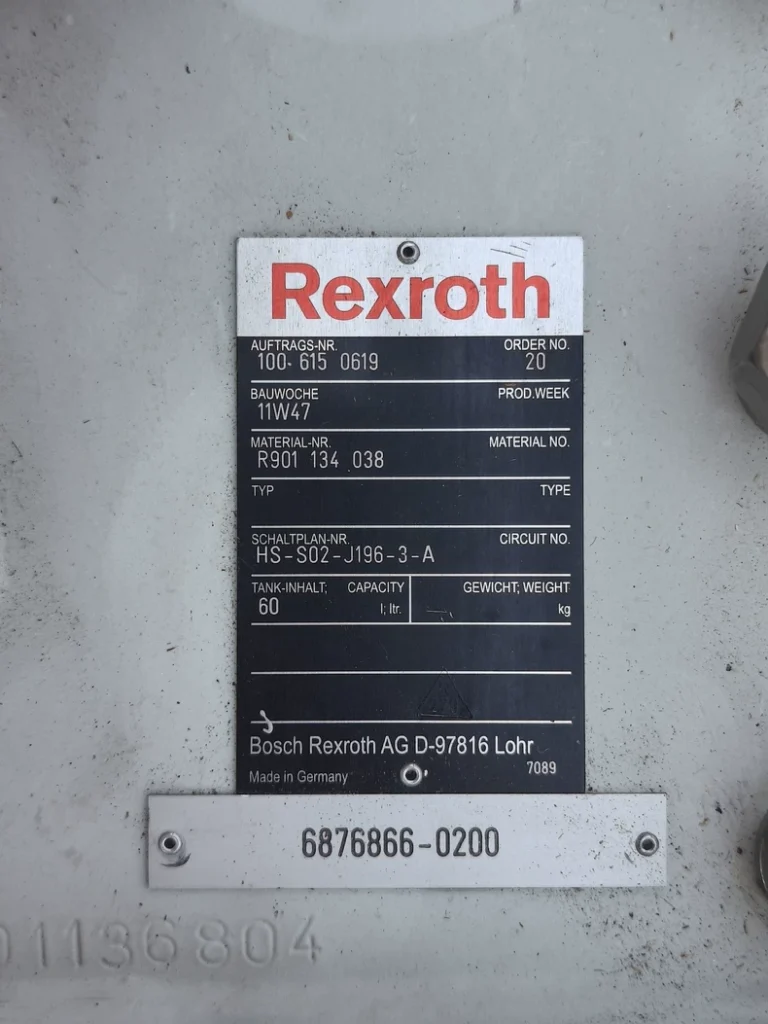 Bosch Rexroth Hydraulic Pump Unit R901134038 thumbnail