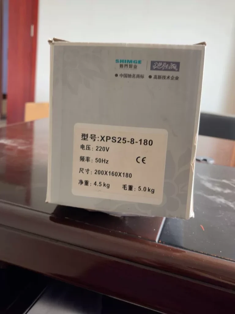 SHIMGE XPS25-8-180 Canned Circulation Pump thumbnail