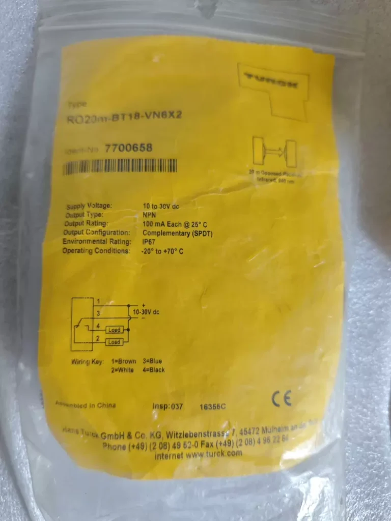 TURCK Photoelectric Sensor RO20M-BT18-VN6X2 thumbnail