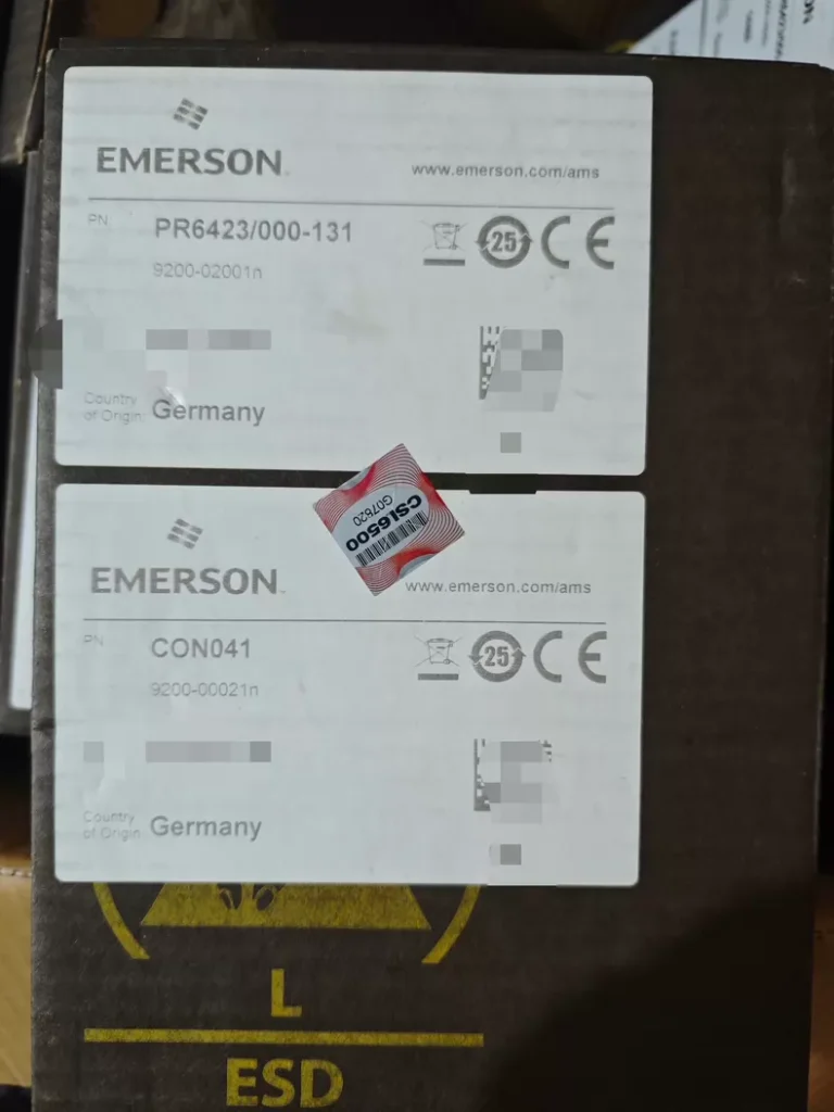 Emerson Vibration Sensor PR6423/000-131+CON041 thumbnail