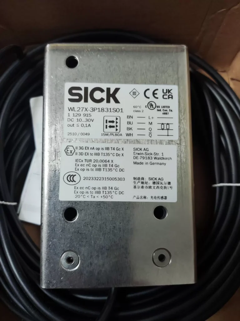 SICK WL27X-3P1831S01 Photoelectric Sensor thumbnail