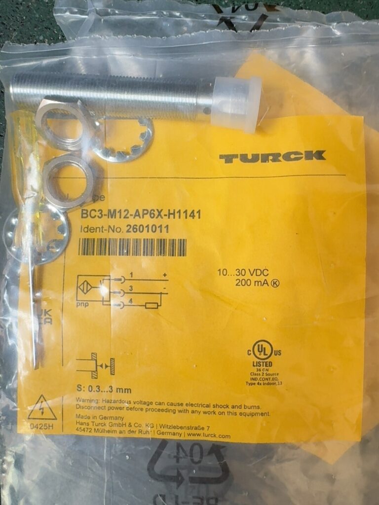 Turck BC3-M12-AP6X-H1141 Proximity Sensor
