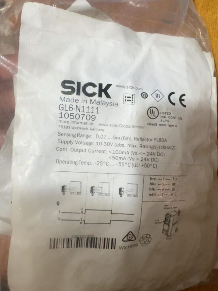 SICK GL6-N1111 Photoelectric Sensor