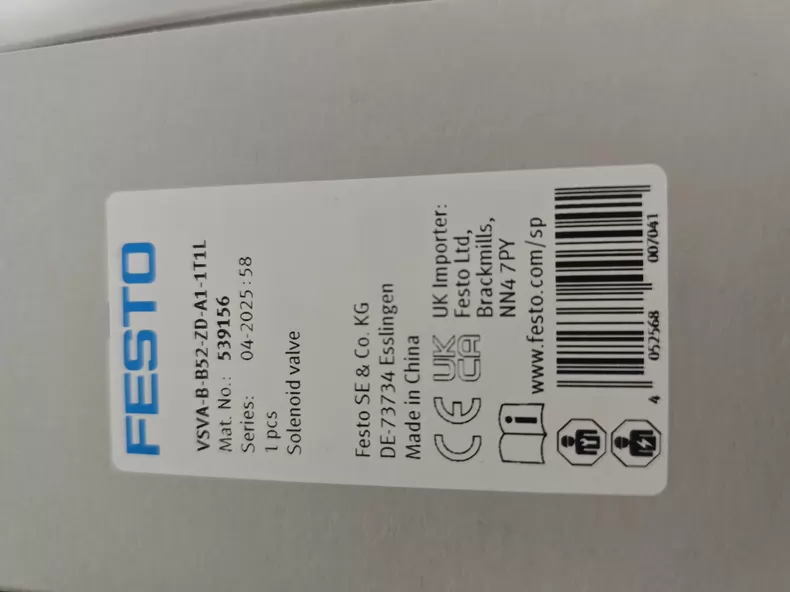 Festo Solenoid Valve VSVA-B-B52-ZD-A1-1T1L thumbnail