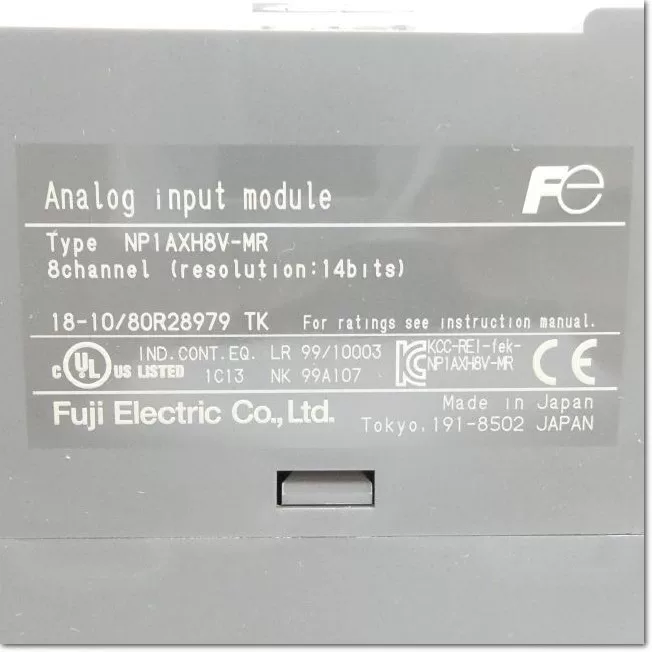 Fuji Electric NP1AXH8V-MR PLC Module thumbnail