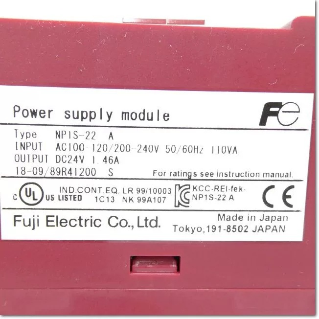 Fuji Electric NP1S-22A Power Supply thumbnail
