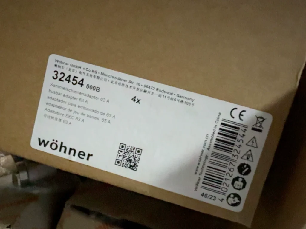 Wöhner 32454000B Busbar Adapter
