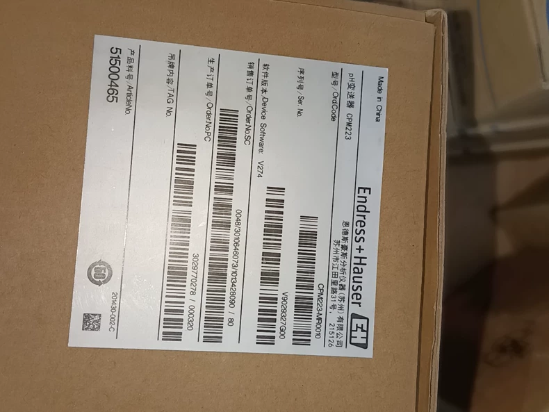 Endress+Hauser CPM223-MR001 pH Transmitter
