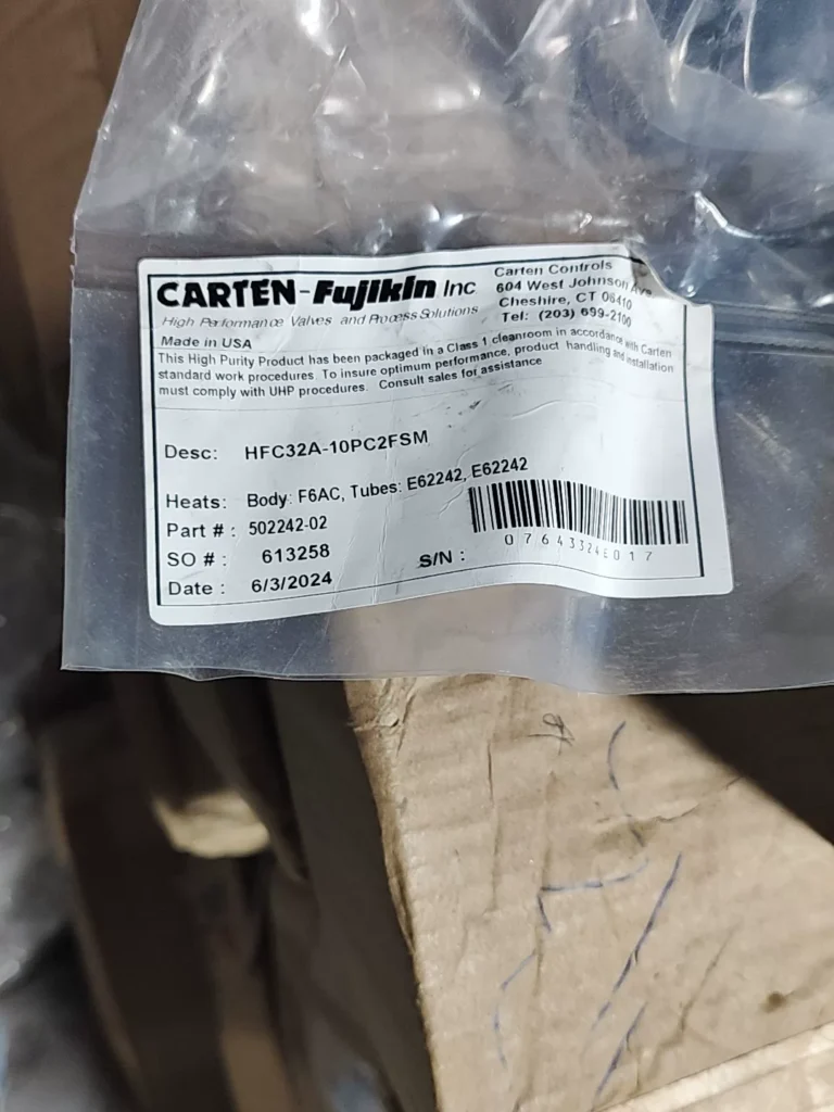 Fujikin HFC32A-10PC2FSM Valve thumbnail