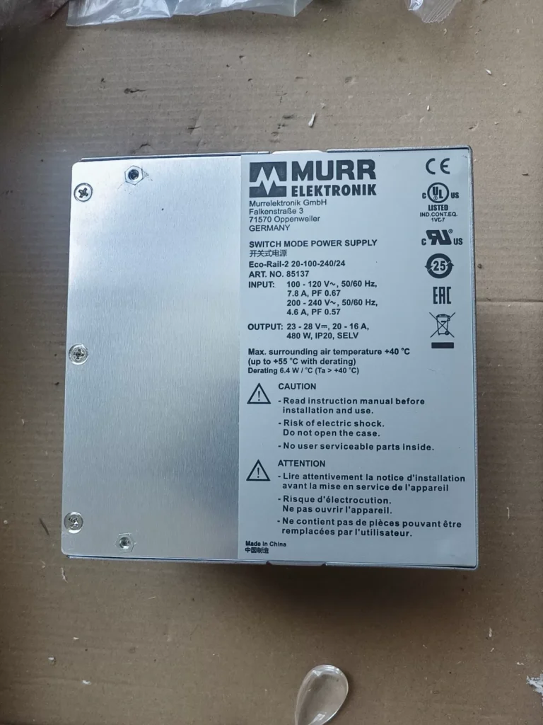 Murr Elektronik Eco-Rail-2 20-100-240/24 Power Supply