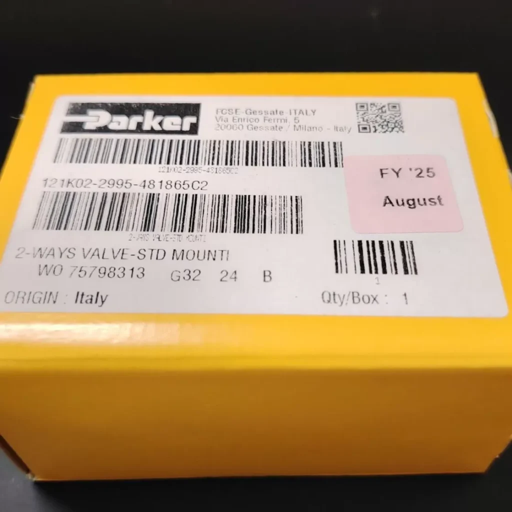Parker 121K02-2995-481865C2 Solenoid Valve