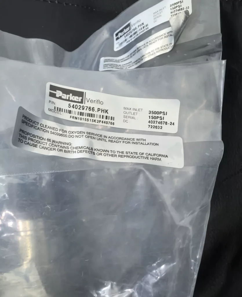 Parker Veriflo 54029766.PHK Diaphragm Valve