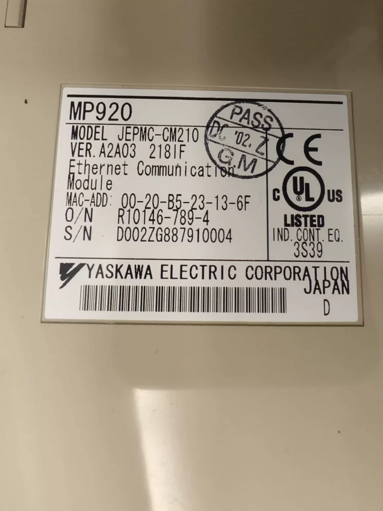 Yaskawa JEPMC-CM210 Communication Module
