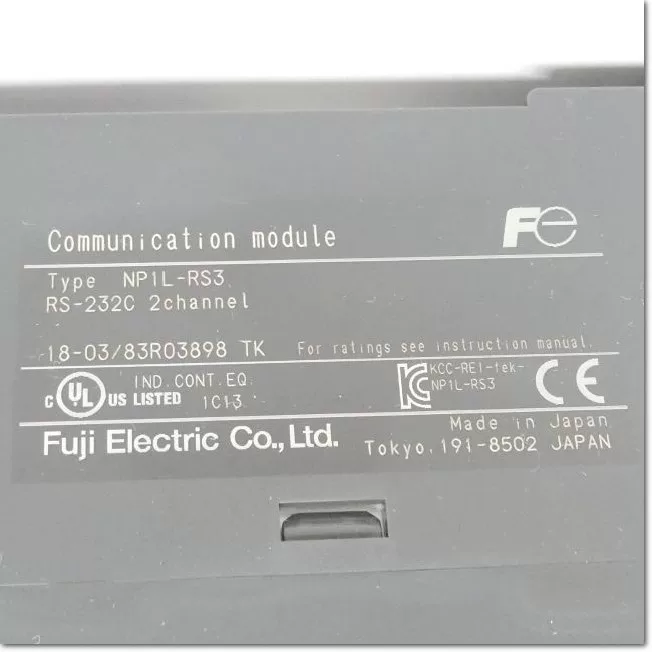 Fuji Electric NP1L-RS3 PLC Module thumbnail