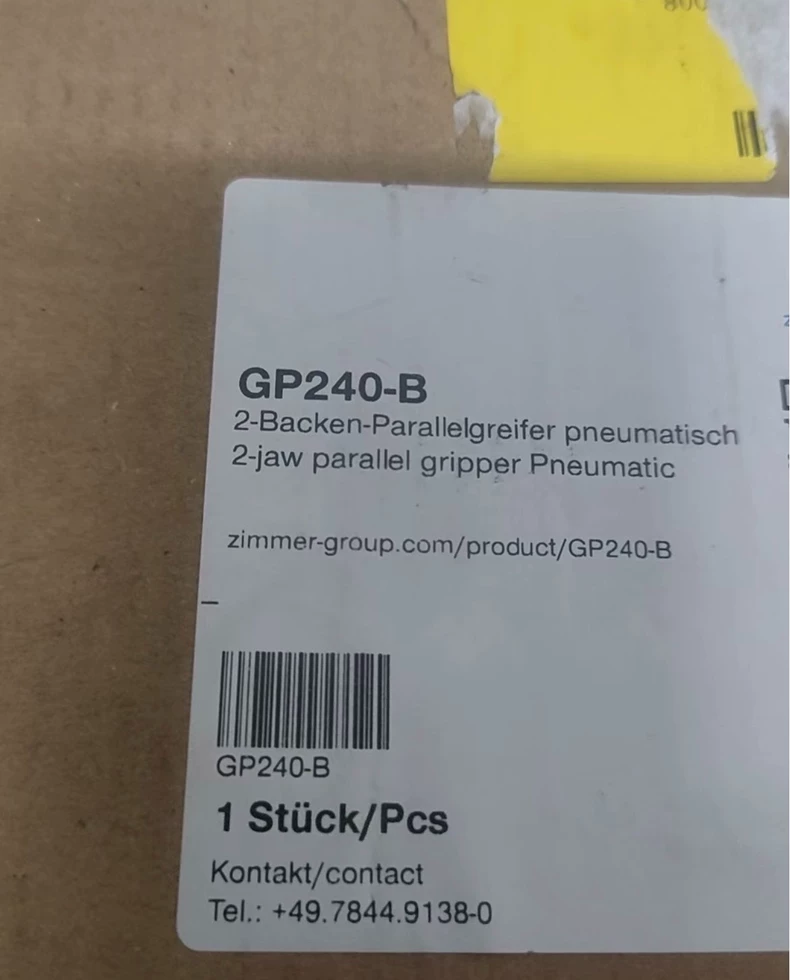 Zimmer ZIMMER+GP240-B Pneumatic Gripper