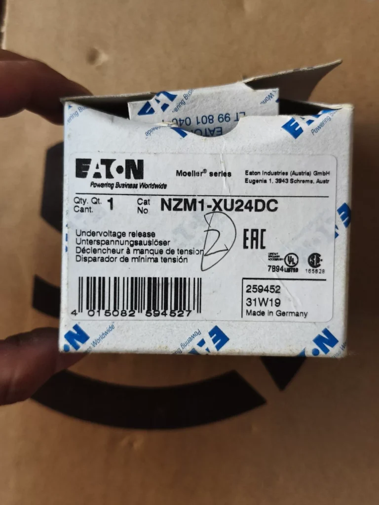 Eaton Circuit Breaker NZM1-XU24DC