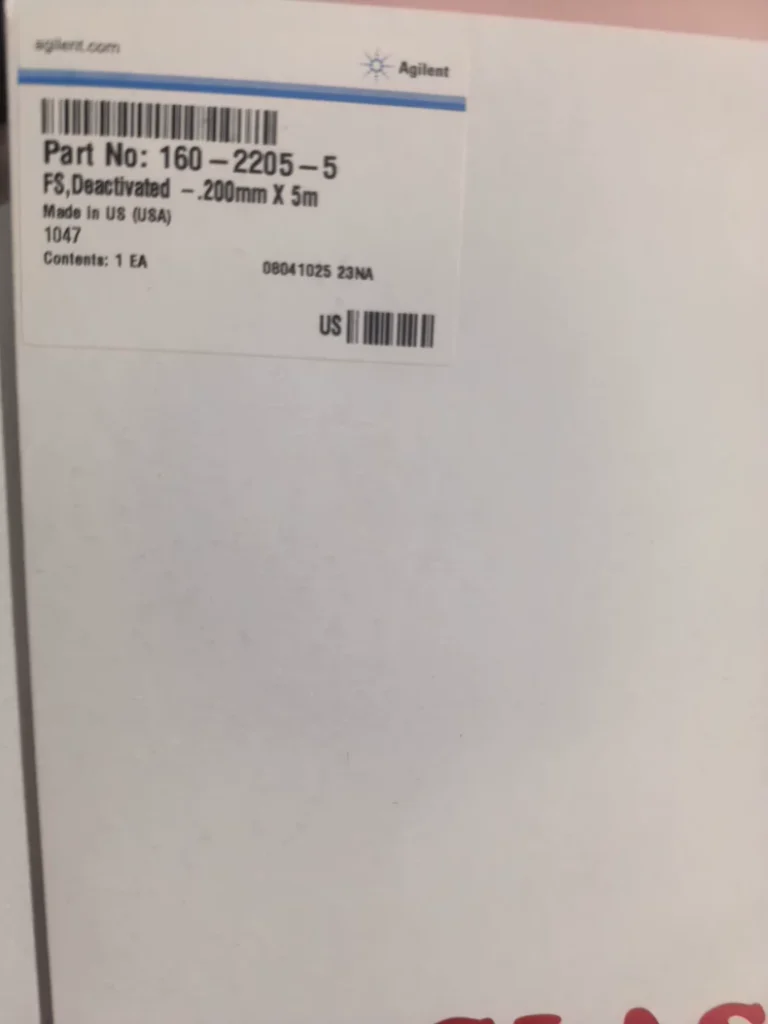 Agilent 160-2205-5 Fused Silica Tubing