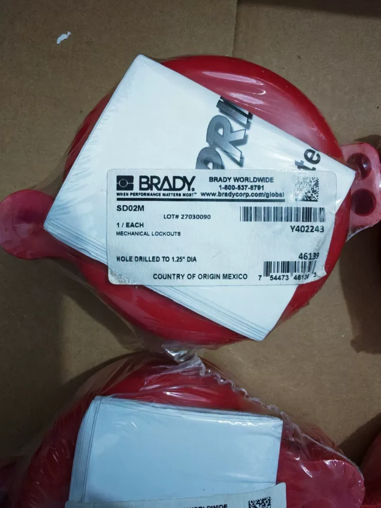 Brady SD02M Pneumatic Lock