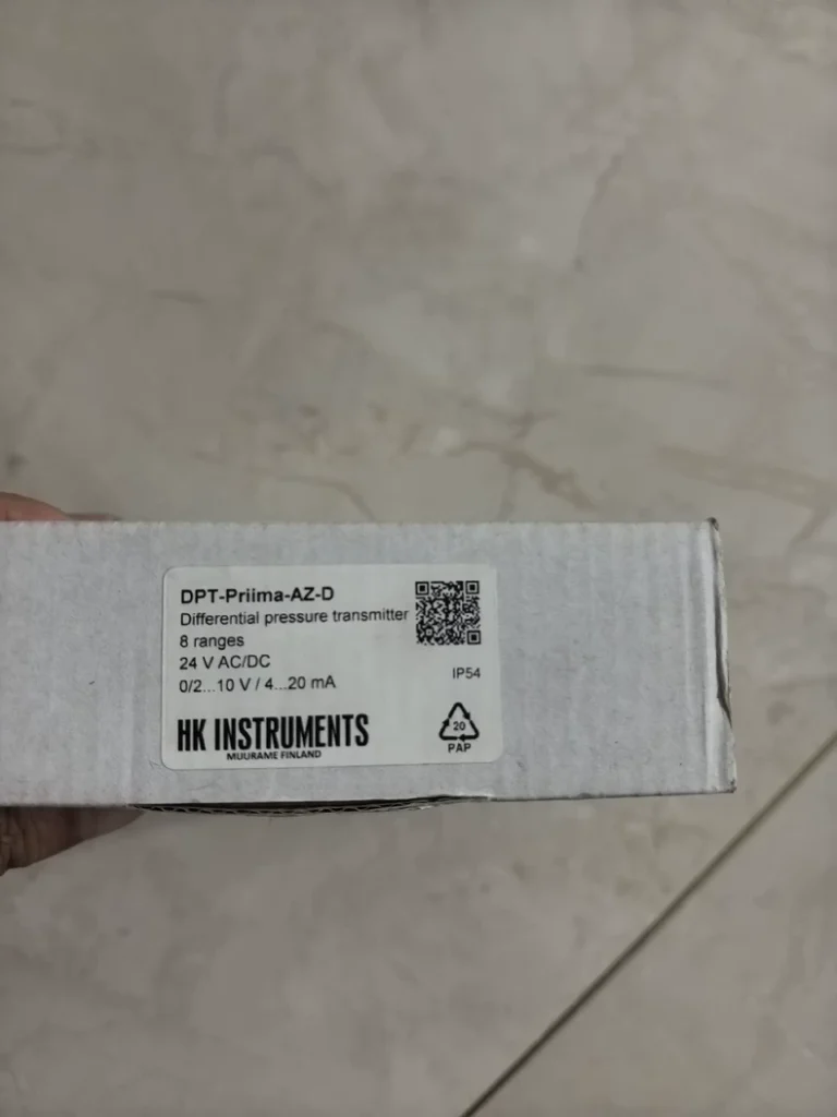 HK Instruments DPT-Prima-AZ-D Differential Pressure Transmitter