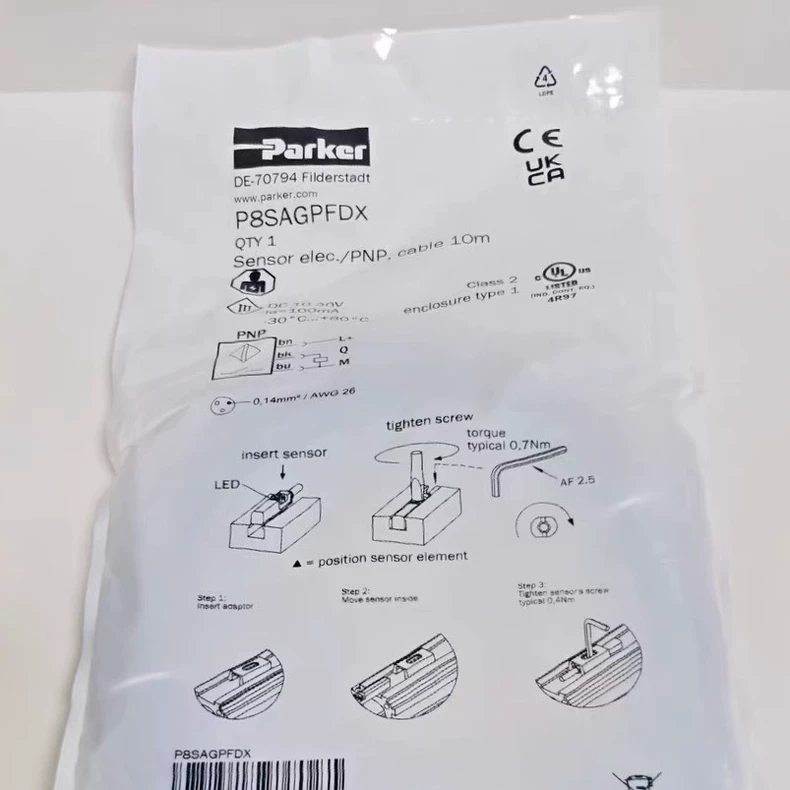 Parker P8SAGPFDX Pressure Sensor thumbnail