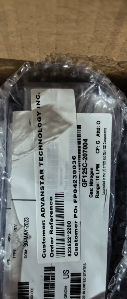 Brooks GF125C Mass Flow Controller