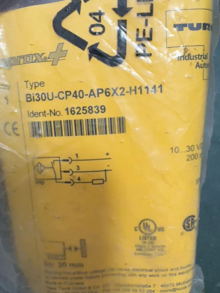 Turck Bi30U-CP40-AP6X2-H1141 Proximity Sensor