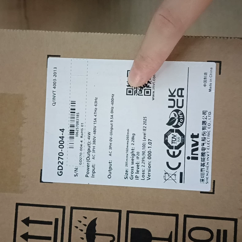 INVT GD270-004-4 Variable Frequency Drive