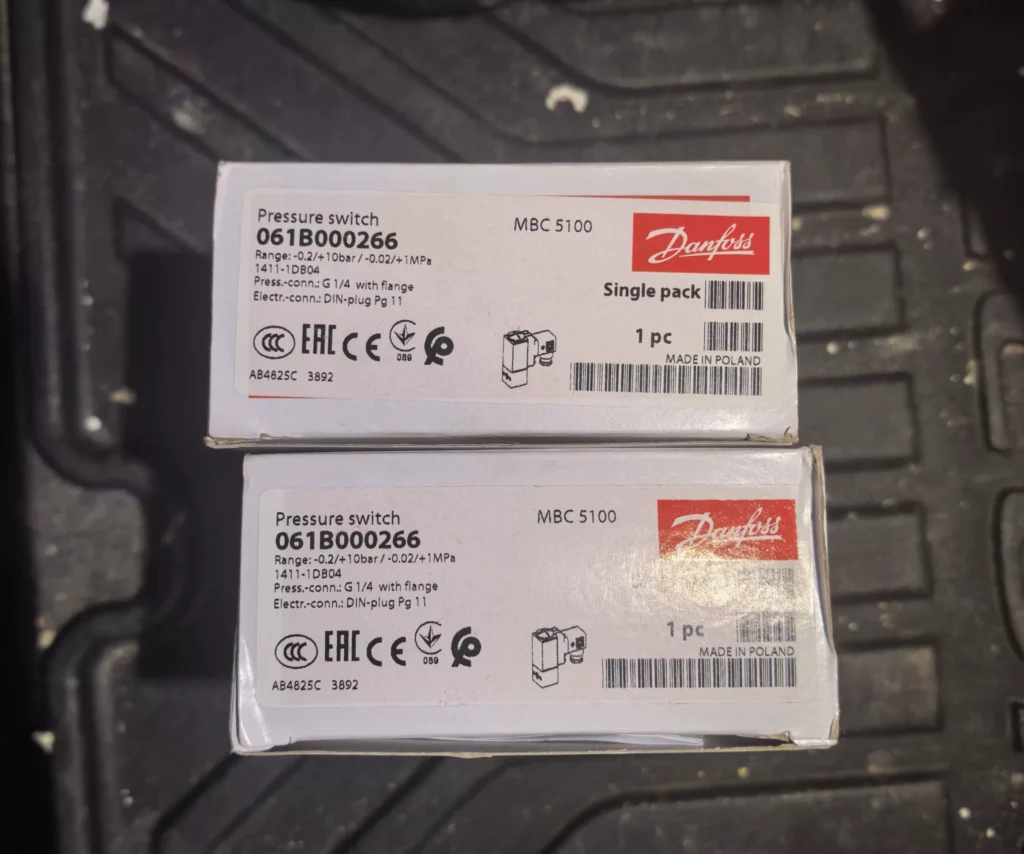 Danfoss 061B000266 Pressure Switch