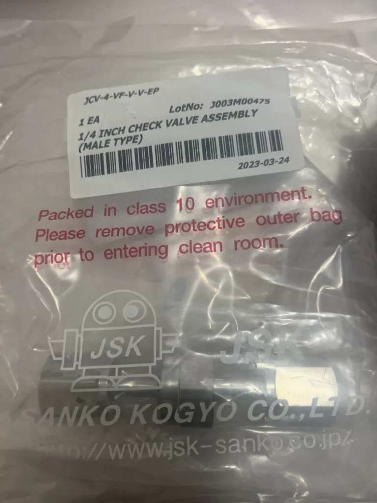 JSK JCV-4-VF-V-EP Check Valve