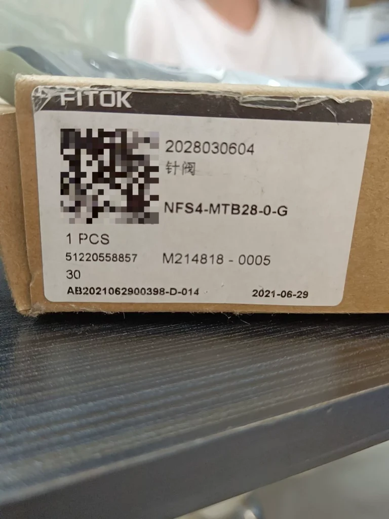 FITOK NFS4-MTB28-0-G Valve