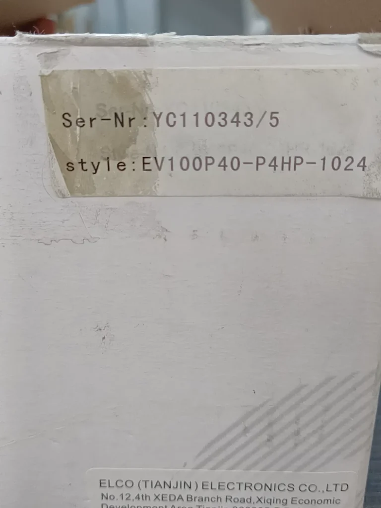 ELCO EV100P40-P4HP-1024 Encoder