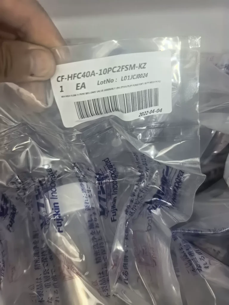 Fujikin CF-HFC40A-10PC2FSM-K Bellows Valve