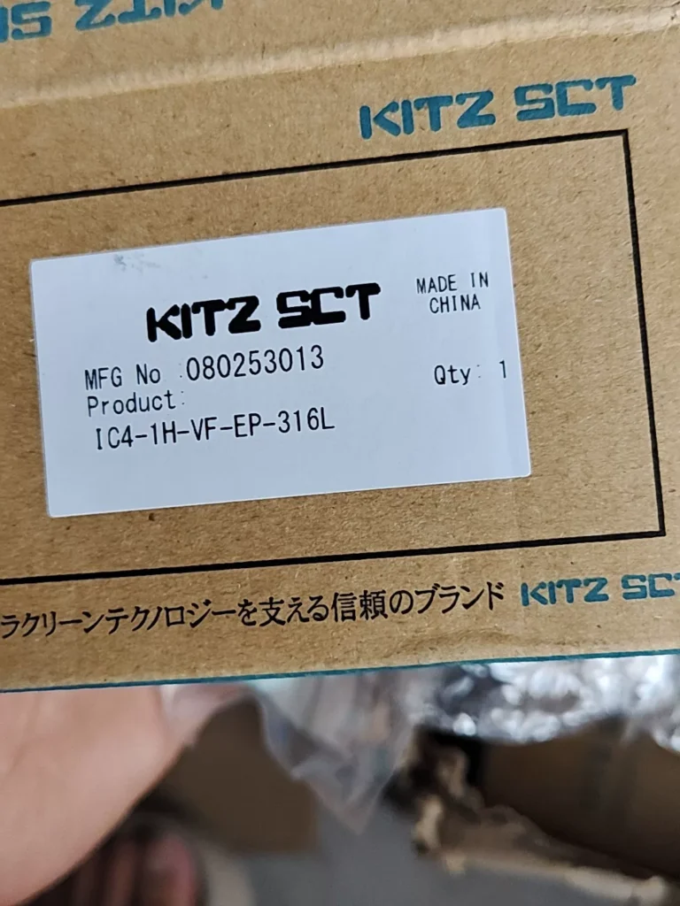 KITZ SCT IC4-1H-VF-EP-316L Shut-off Valve thumbnail