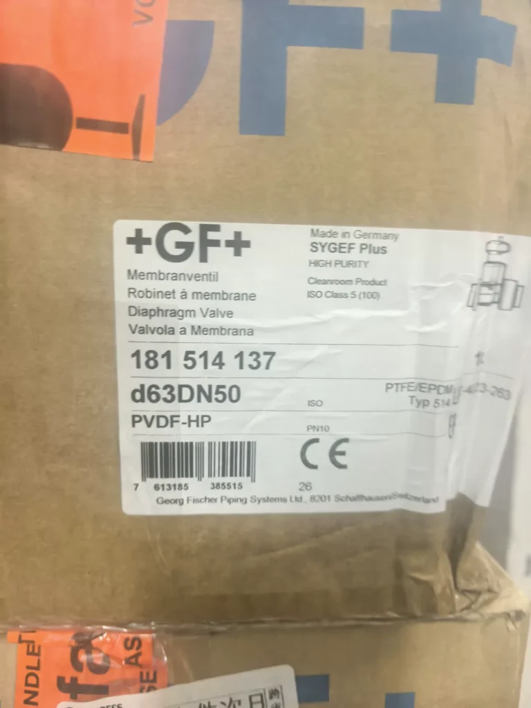 GF Piping Systems 181 514 136 d50DN40 PVDF-HP Diaphragm Valve