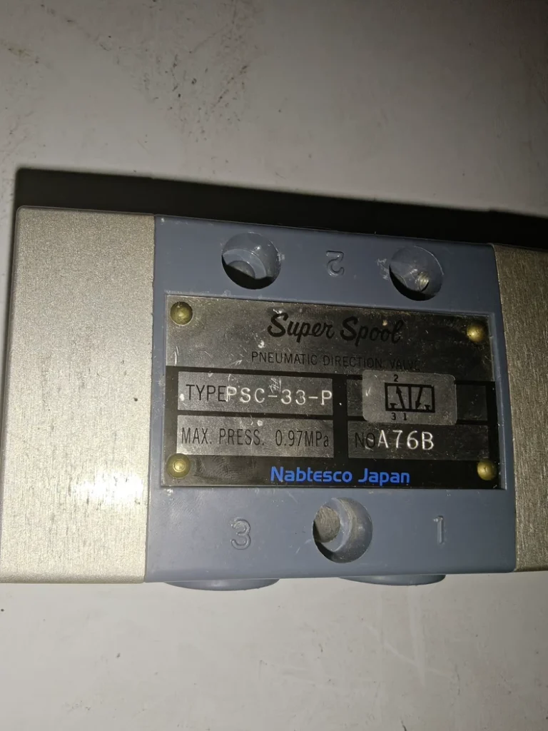 Nabtesco PSC-33-P Valve