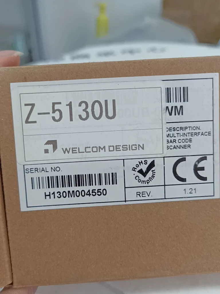 WELCOM DESIGN Z-5130U Barcode Scanner