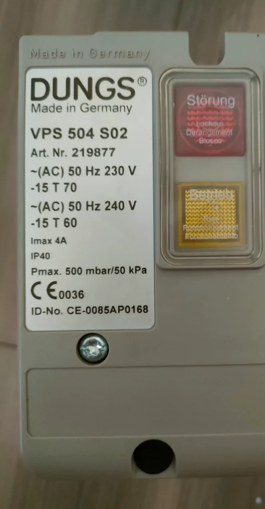 DUNGS VPS 504 S02 Burner Controller