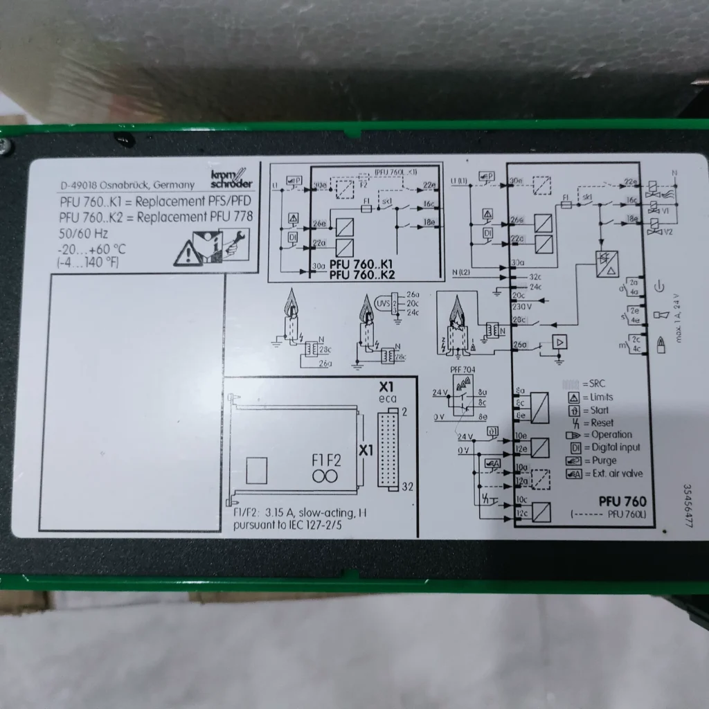 Kromschroder PFU760LTK1 Burner Controller