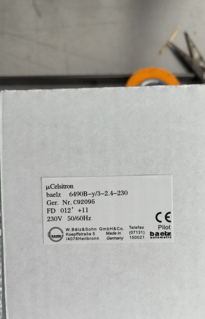 Baelz 6490B-Y Temperature Controller thumbnail