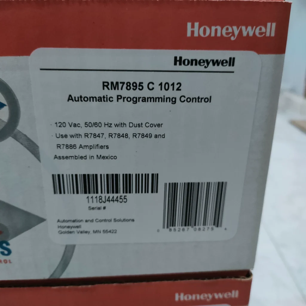 Honeywell RM7895C1012 Automatic Programming Control thumbnail