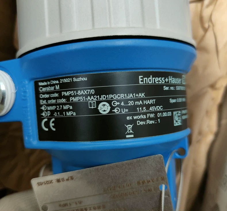Endress+Hauser PMP51-8AX7/0 Pressure Instrument