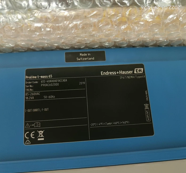 Endress+Hauser 65I-40AA0AD1ACCABA Flow Meter thumbnail